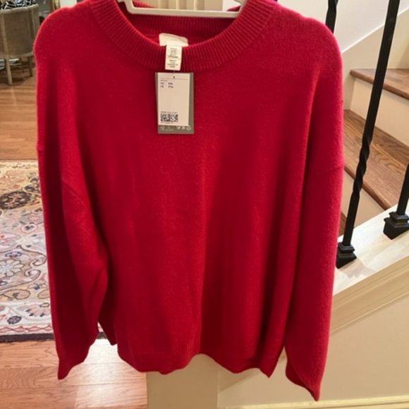 H&M Women's Hot Pink Knit Sweater/ NWT / Size XXL - Picture 3 of 6